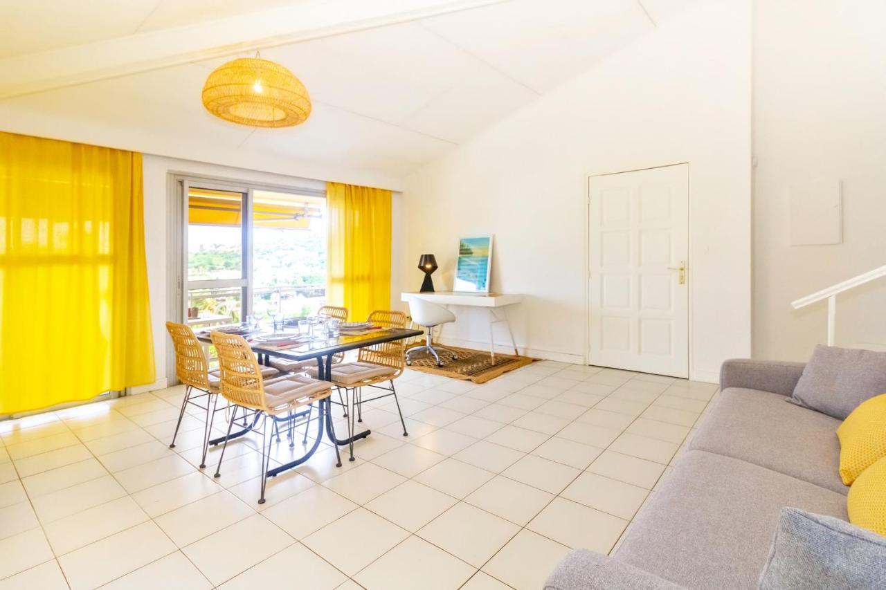 Cuty - Bel Et Spacieux Apt Avec Magnifique Vue Mer Et Piscine Saint Gilles Les Bains Eksteriør bilde